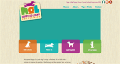 Desktop Screenshot of happygoluckydog.com